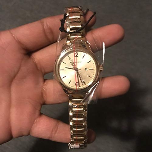  Shop Authentic Burberry The Classic Champagne Dial Gold Steel Strap Watch for Women - BU10109 - Luxxuri