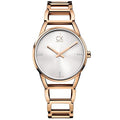  Shop Authentic Calvin Klein Stately White Dial Gold Steel Strap Watch for Women - K3G2362W - Luxxuri
