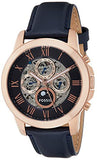  Shop Authentic Fossil Grant Automatic Blue Dial Blue Leather Strap Watch for Men - ME3029 - Luxxuri