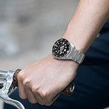  Shop Authentic Seiko 5 Sports Automatic Day Date Black Dial Silver Steel Strap Watch for Men - SRPD55K1 - Luxxuri