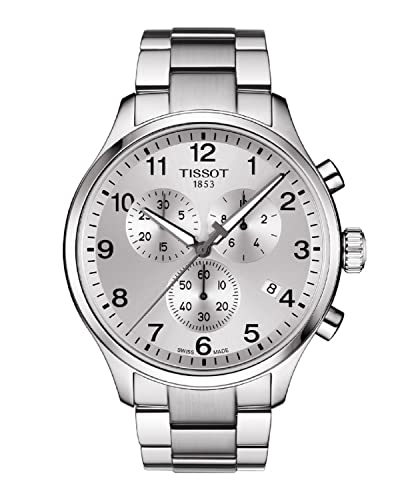  Shop Authentic Tissot Chrono XL Classic Silver Dial Silver Steel Strap Watch For Men - T116.617.11.037.00 - Luxxuri