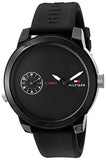  Shop Authentic Tommy Hilfiger Denim Black Dial Black Rubber Strap Watch for Men - 1791326 - Luxxuri