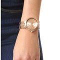  Shop Authentic Michael Kors Garner Quartz Rose Gold Dial Rose Gold Steel Strap Watch For Women - MK6409 - Luxxuri