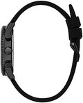 Guess Marina Chronograph Black Dial Black Rubber Strap Watch for Women - W1025L3
