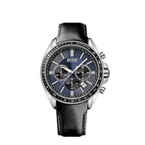  Shop Authentic Hugo Boss Driver Sport Chronograph Blue Dial Black Leather Strap Watch for Men - 1513077 - Luxxuri
