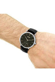  Shop Authentic Hugo Boss Corporal Black Dial Black Leather Strap Watch for Men - 1513638 - Luxxuri