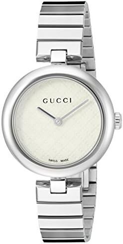 Shop Authentic Gucci Diamantissima Quartz White Dial Silver Steel Strap Watch For Women - YA141402 - Luxxuri