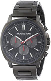  Shop Authentic Michael Kors Sullivan Chronograph Black Dial Grey Steel Strap Watch For Men - MK8970 - Luxxuri