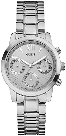  Shop Authentic Guess Mini Sunrise Silver Dial Silver Steel Strap Watch For Women - W0448L1 - Luxxuri