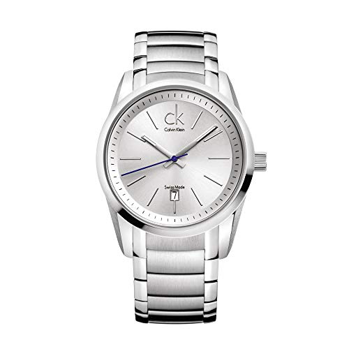  Shop Authentic Calvin Klein Bold White Dial Silver Steel Strap Watch for Men - K2241120 - Luxxuri