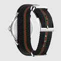  Shop Authentic Gucci G Timeless Analog Quartz Black Dial Black NATO Strap Watch For Men - YA126321 - Luxxuri