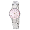  Shop Authentic Calvin Klein Simplicity Pink Dial Silver Steel Strap Watch for Women - K432314E - Luxxuri