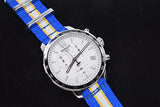 Shop Authentic Tissot Quickster Chronograph NBA Golden State Warriors White Dial Two Tone NATO Strap Watch for Men - T095.417.17.037.15 - Luxxuri