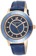  Shop Authentic Swarovski Octea Lux Blue Dial Blue Leather Strap Watch for Women - 5414413 - Luxxuri