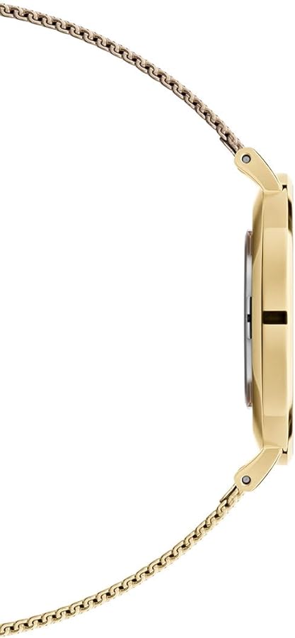  Shop Authentic Daniel Wellington Classic Petite Black Dial Gold Mesh Bracelet Watch For Women - DW00100347 - Luxxuri