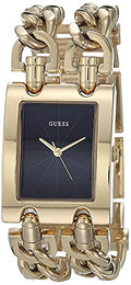  Shop Authentic Guess Trend Multi Chain Black Dial Gold Steel Strap Watch for Women - U1117L5 - Luxxuri