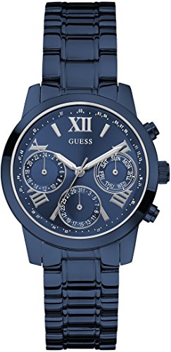 Shop Authentic Guess F14 Chronograph Analog Blue Dial Blue Steel Strap Watch For Women - W0448L5 - Luxxuri