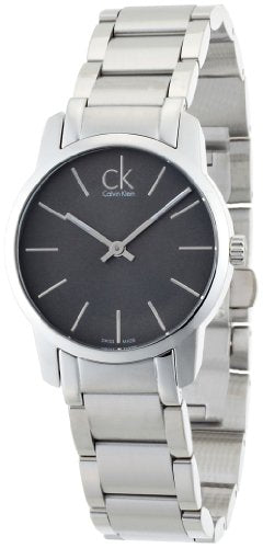  Shop Authentic Calvin Klein City Grey Dial Silver Steel Strap Watch for Women - K2G23161 - Luxxuri