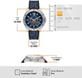  Shop Authentic Michael Kors Brecken Chronograph Blue Dial Blue Rubber Strap Watch For Men - MK8923 - Luxxuri