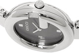  Shop Authentic Gucci Guccissima Black Dial Silver Steel Strap Watch For Women - YA134301 - Luxxuri