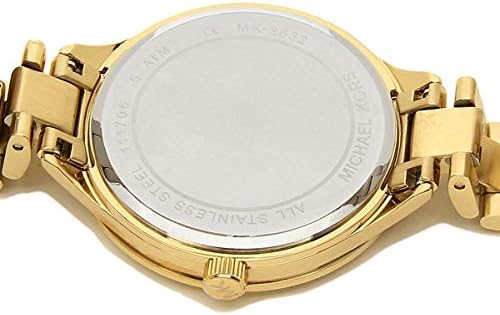  Shop Authentic Michael Kors Slim Runway Crystals Gold Dial Gold Steel Strap Watch for Women - MK3632 - Luxxuri