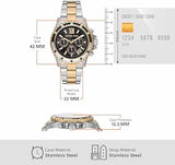  Shop Authentic Michael Kors Everest Chronograph Black Dial Two Tone Steel Strap Watch For Women - MK7209 - Luxxuri