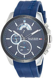  Shop Authentic Tommy Hilfiger Decker Quartz Blue Dial Blue Rubber Strap Watch for Men - 1791350 - Luxxuri