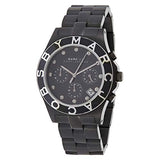  Shop Authentic Marc Jacobs Blade Chronograph Black Dial Black Steel Strap Watch for Women - MBM3083 - Luxxuri