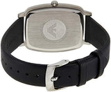  Shop Authentic Emporio Armani Epsilon Quartz Black Dial Black Leather Strap Watch For Men - AR2490 - Luxxuri
