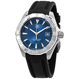  Shop Authentic Tag Heuer Aquaracer Quartz Blue Dial Black Rubber Strap Watch for Men - WAY1112.FT8021 - Luxxuri