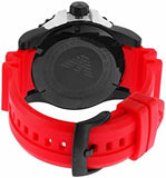  Shop Authentic Emporio Armani Sportivo Quartz Black Dial Red Rubber Strap Watch For Men - AR6101 - Luxxuri