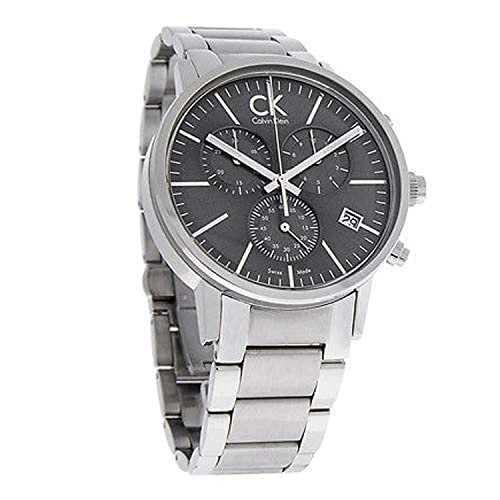  Shop Authentic Calvin Klein Post Minimal Chronograph Black Dial Silver Steel Strap Watch for Men - K7627161 - Luxxuri