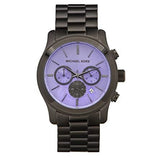  Shop Authentic Michael Kors Runway Chronograph Purple Dial Black Steel Strap Watch For Women - MK5954 - Luxxuri