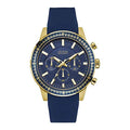  Shop Authentic Guess Fuel Chronograph Blue Dial Blue Rubber Strap Watch for Men - W0802G2 - Luxxuri