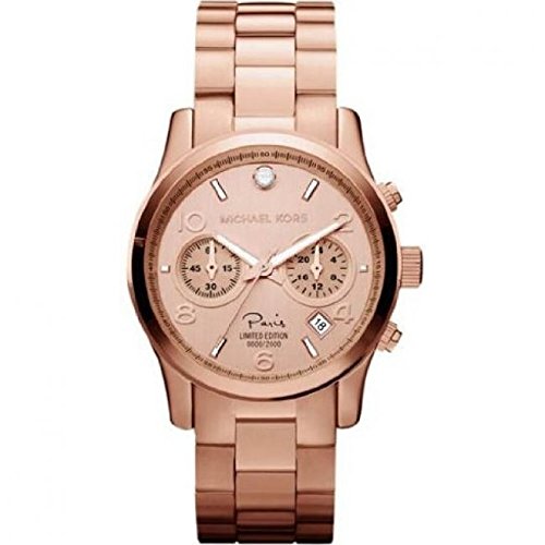  Shop Authentic Michael Kors Paris Limited Edition Rose Gold Dial Steel Strap Watch for Women - MK5716 - Luxxuri