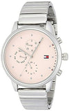  Shop Authentic Tommy Hilfiger Blake Pink Dial Silver Steel Strap Watch for Women - 1781904 - Luxxuri