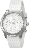  Shop Authentic Guess Marina Quartz White Dial White Rubber Strap Watch For Women - W1025L1 - Luxxuri