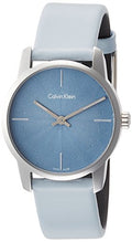  Shop Authentic Calvin Klein City Blue Dial Blue Leather Strap Watch for Women - K2G231VN - Luxxuri