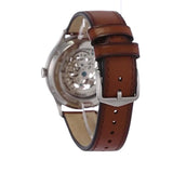  Shop Authentic Fossil Forrester Automatic Skeleton Grey Dial Brown Leather Strap Watch for Men - ME3178 - Luxxuri