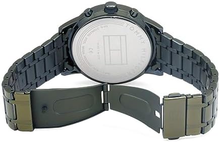  Shop Authentic Tommy Hilfiger Quartz Black Dial Black Steel Strap Watch for Men - 1791634 - Luxxuri