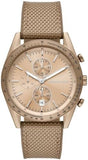  Shop Authentic Michael Kors Warren Chronograph Beige Dial Beige Nylon Strap Watch for Men - MK9145 - Luxxuri