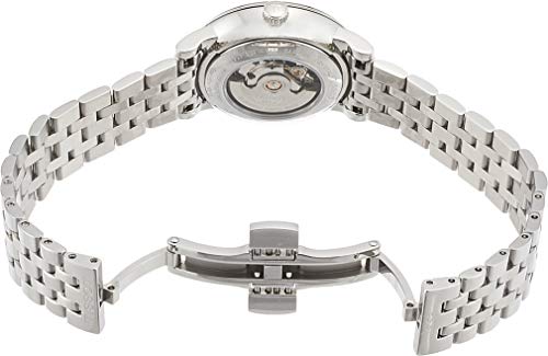 Tissot Carson Premium Automatic Lady Diamonds Silver Dial Silver Steel Strap Watch for Women - T122.207.11.036.00