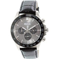  Shop Authentic Hugo Boss Ikon Grey Dial Black Leather Strap Watch for Men - 1513177 - Luxxuri