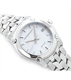  Shop Authentic Burberry Heritage Check White Dial Silver Steel Strap Watch for Women - BU1853 - Luxxuri