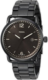  Shop Authentic Fossil The Commuter Brown Dial Black Steel Strap Watch for Men - FS5277 - Luxxuri