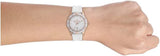  Shop Authentic Michael Kors Runway Quartz White Dial White Rubber Strap Watch For Women - MK6853 - Luxxuri