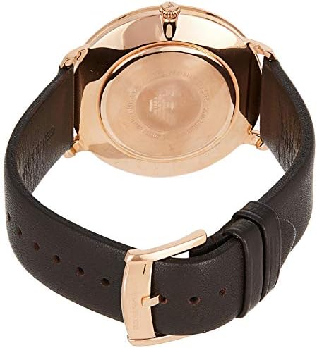  Shop Authentic Emporio Armani Modern Slim Analog Silver Dial Brown Leather Strap Watch For Men - AR11163 - Luxxuri