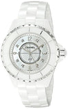  Shop Authentic Chanel J12 Diamonds Quartz Ceramic White Dial White Steel Strap Watch for Women - J12 H2422 - Luxxuri