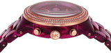  Shop Authentic Michael Kors Runway Chronograph Red Dial Red Steel Strap Watch for Women - MK7425 - Luxxuri