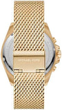  Shop Authentic Michael Kors Brecken Chronograph Black Dial Gold Mesh Strap Watch For Men - MK8867 - Luxxuri